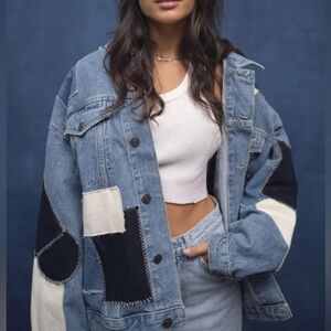 NWOT BDG - PATCHWORK DENIM JACKET